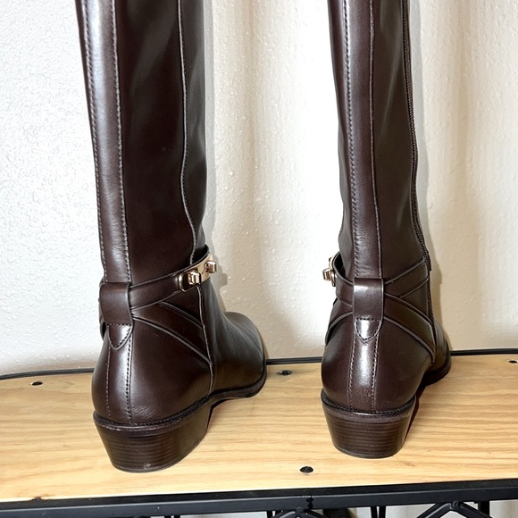 Coach Caroline semi matte calf size 11 boots - Picture 3 of 16